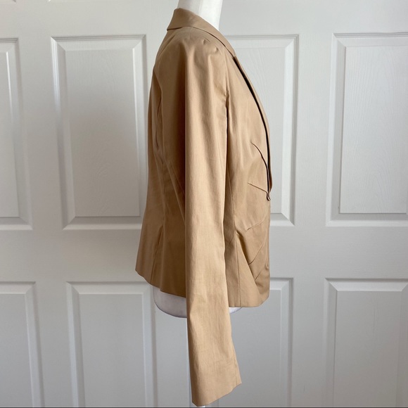 New York & Company Tan Stretch Blazer / Jacket - Picture 2 of 7